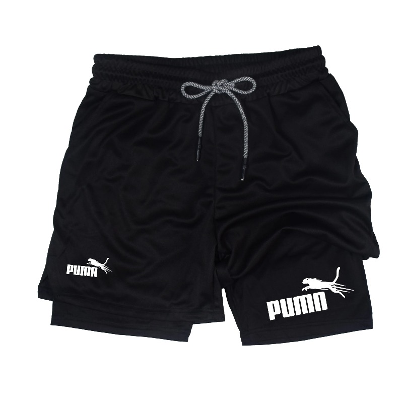 Summer Breathable Two-in-one D - đánh giá và giá Compression Shorts Athletes