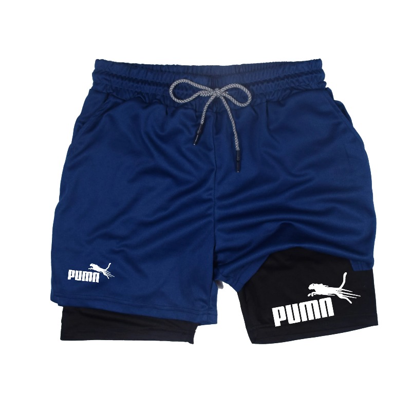 Summer Breathable Two-in-one D - đánh giá và giá Compression Shorts Athletes