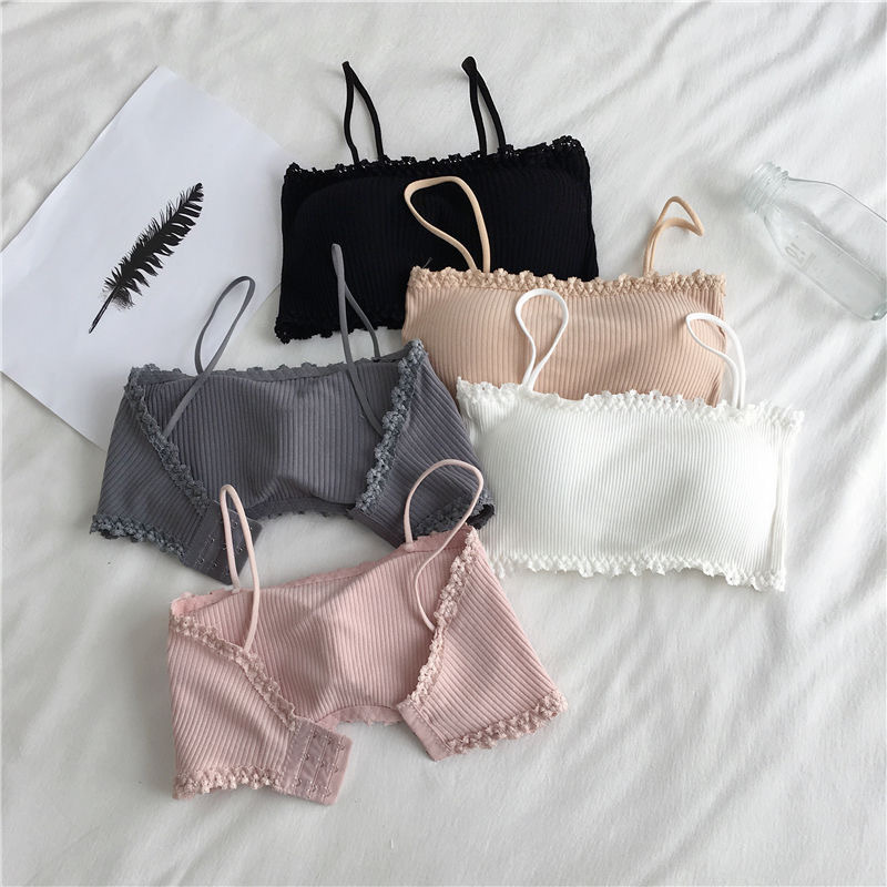 Women's Cotton Bra Female Tube - đánh giá và giá Suspender Tank Top