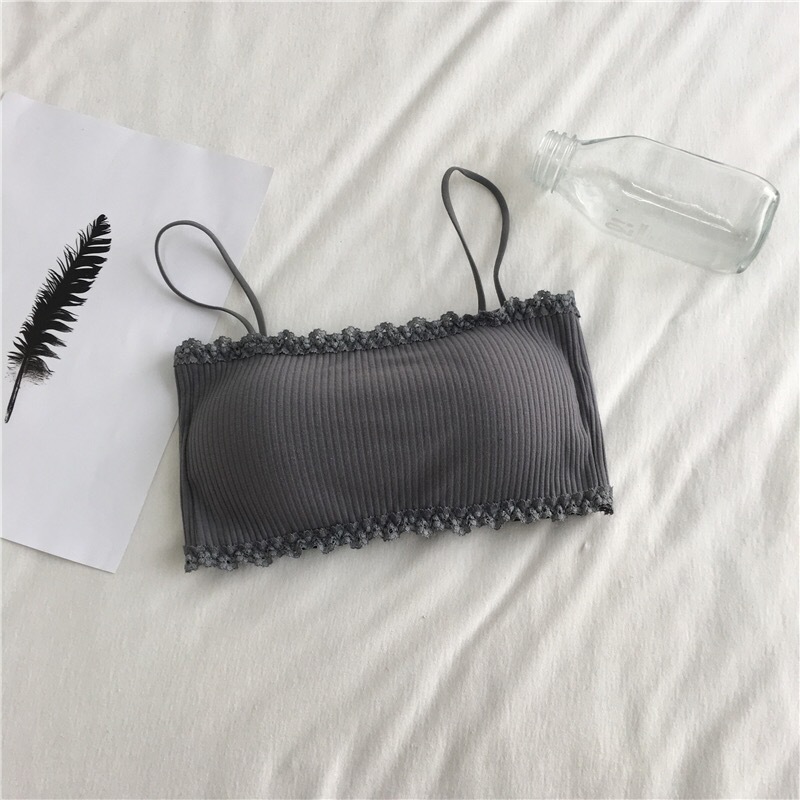 Women's Cotton Bra Female Tube - đánh giá và giá Suspender Tank Top
