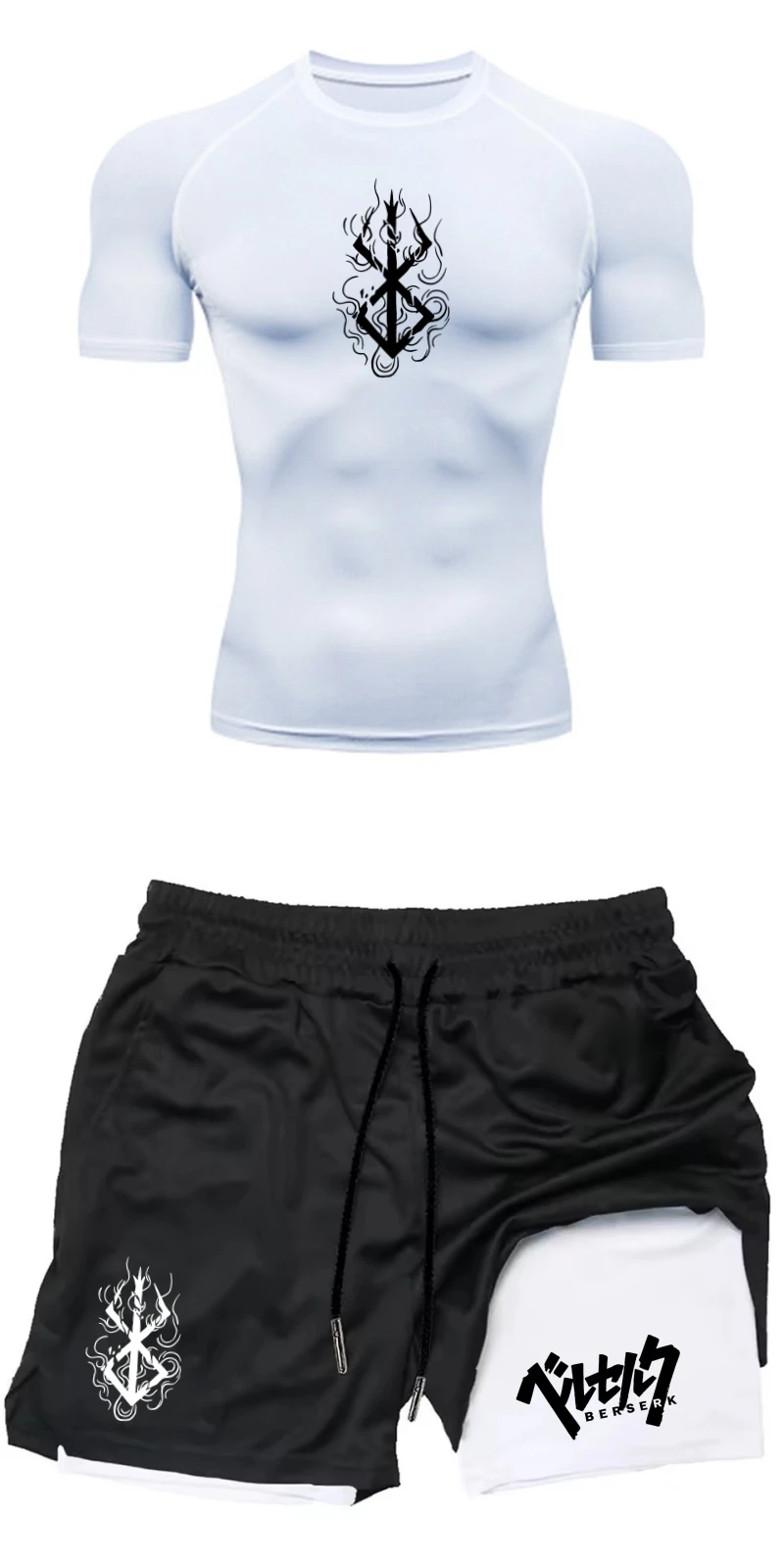 Men's Summer Gym Fitness Train - đánh giá và giá Compression Shorts Athletes