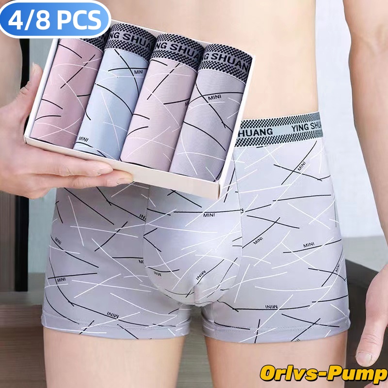 4PCS/Lot 2XL-4XL Men's Panties - đánh giá và giá Multi Pack Underwear