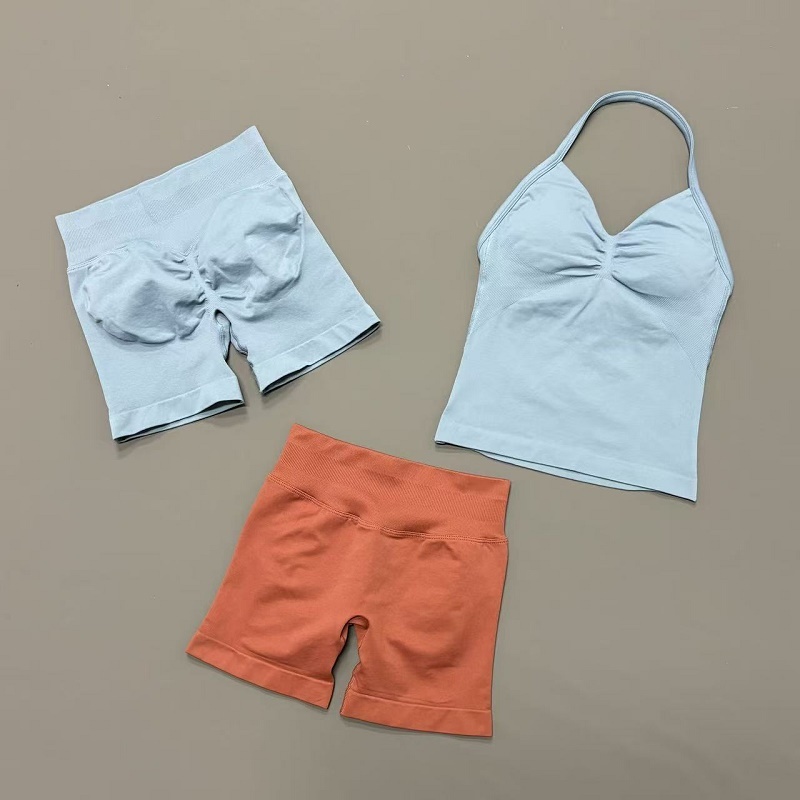 2Pcs Women Workout Set Seamles - đánh giá và giá Suspender Tank Top