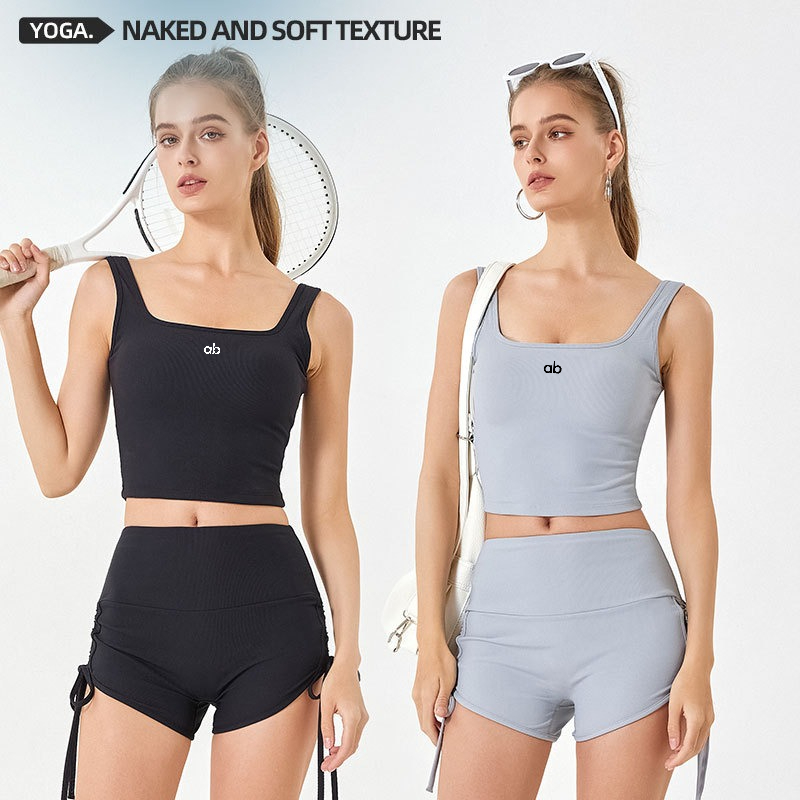 Women Summer Ribbed Yoga Tank  - đánh giá và giá Suspender Tank Top